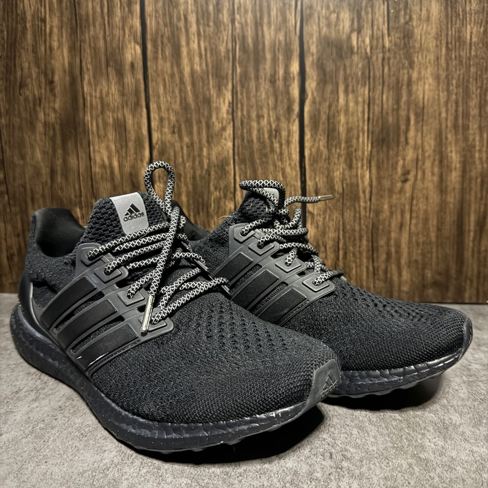 Adidas Black Knit UltraBoost Sneakers, Women’s 10